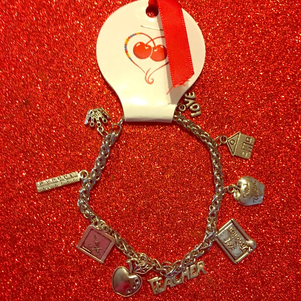 Teacher Themed Charm Bracelet